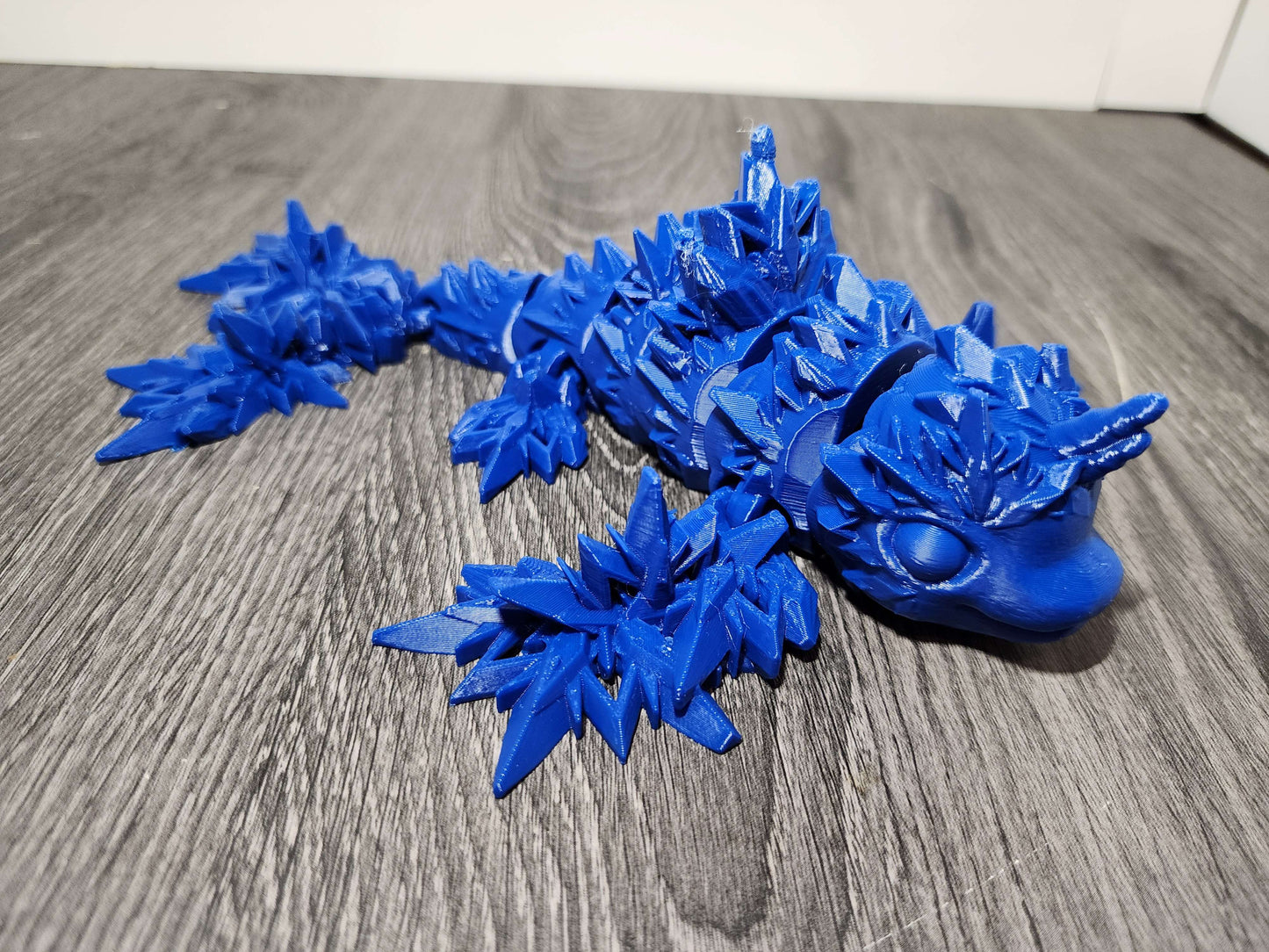 Baby Horned Spiky Sea Whale, Articulated, 3d Print