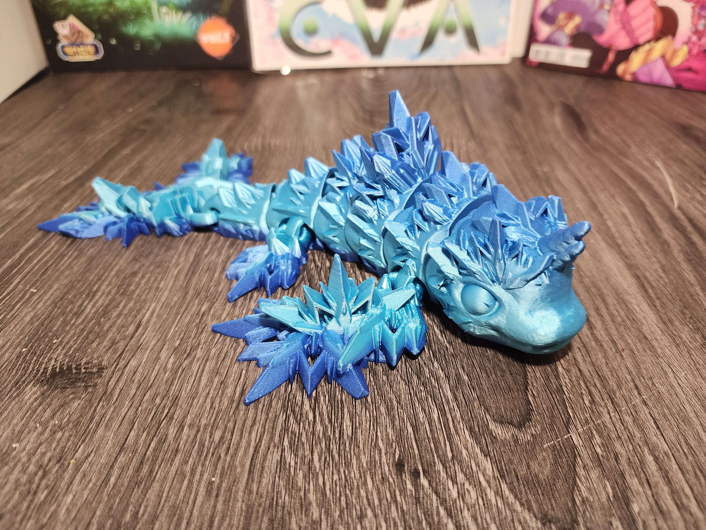 Horned Sea Whale, Articulated, 3D Print