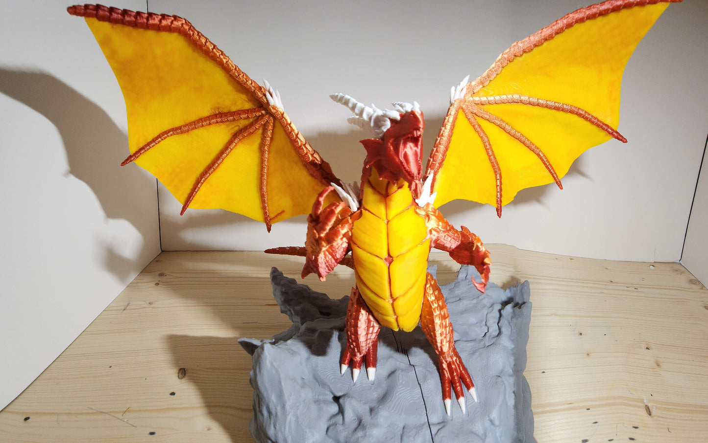 12 inch, Kalikor The Conquer, 3d Printed Dragon Figurine,
