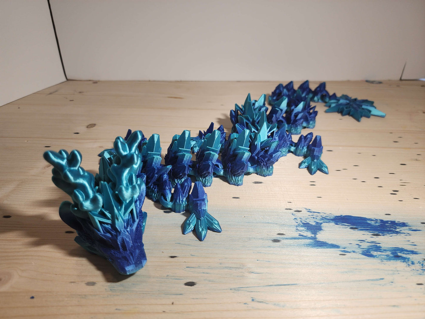 Winter Dragon, Articulated, Toy, Zeus Print Shop