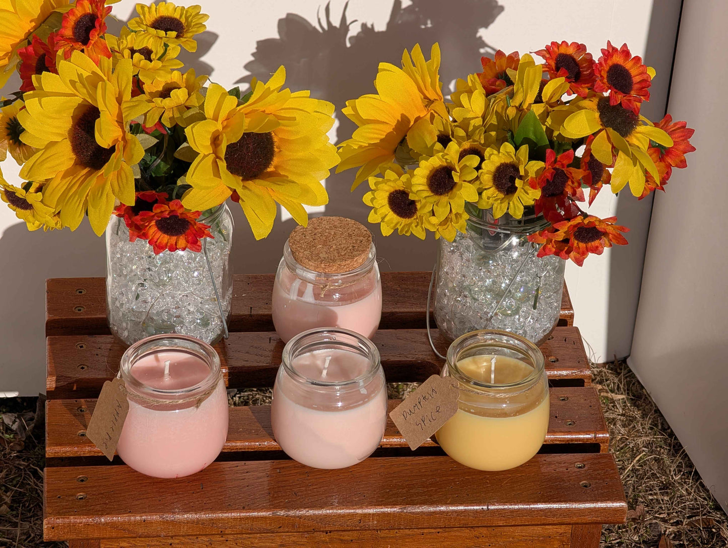 Soy Wax 7 Oz Candle - Strong Scent for Freshener and Decor