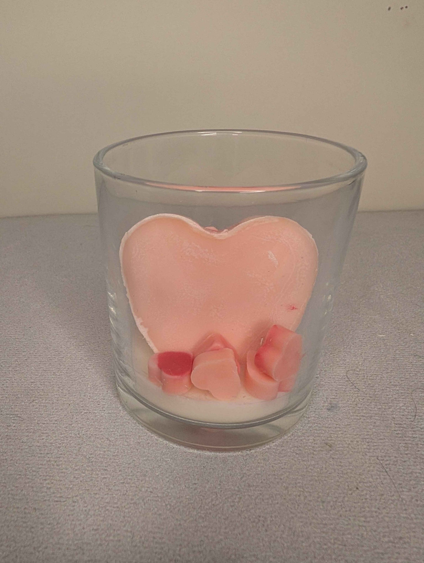 Heart Wax Melt, 10 OZ Glass