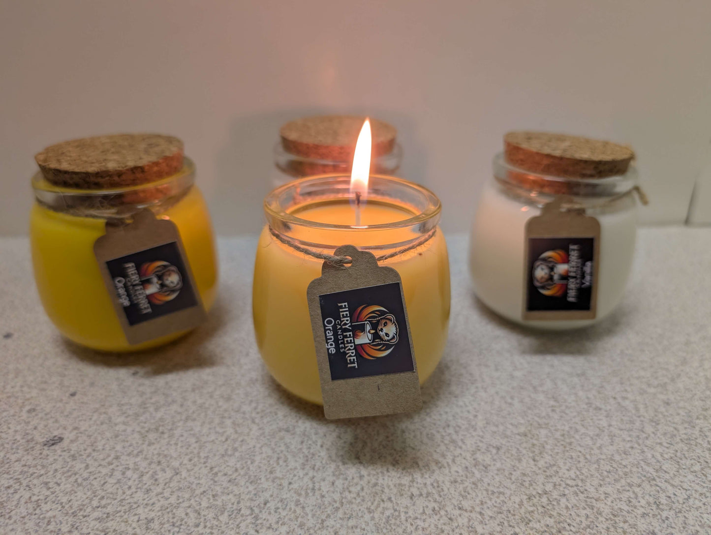 Soy Wax 7 Oz Candle - Strong Scent for Freshener and Decor