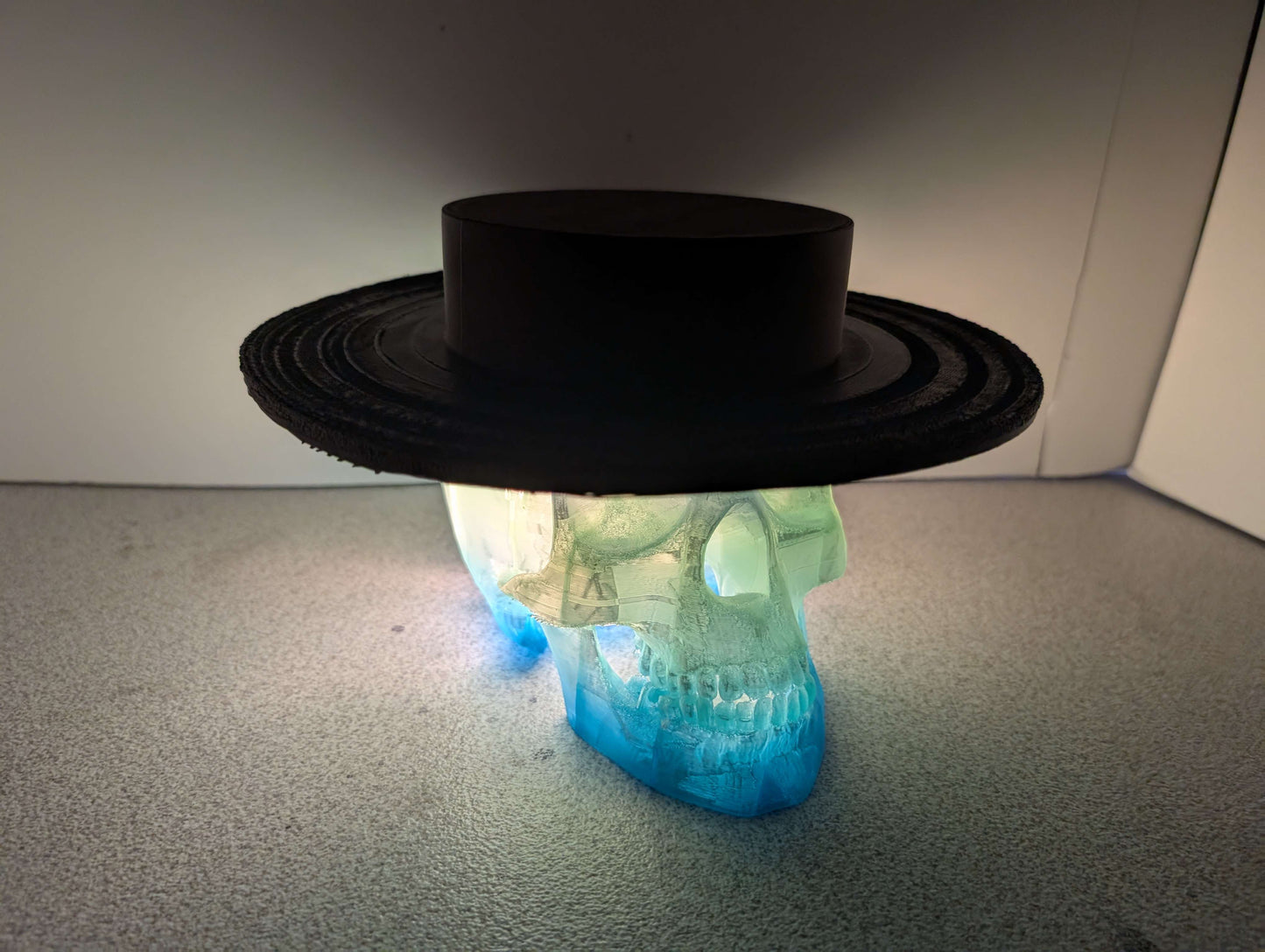 Cowboy Skull Lamp, Night Light, Desk Decor, 3d Print