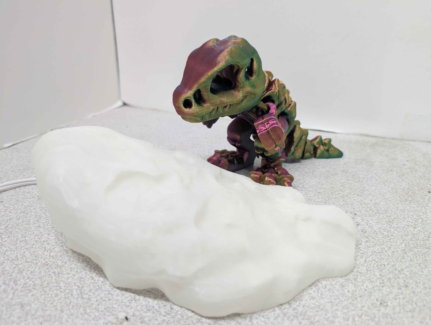 Cute T‑Rex Dino Nightlight 🦖 Cozy Glow for Kids Rooms