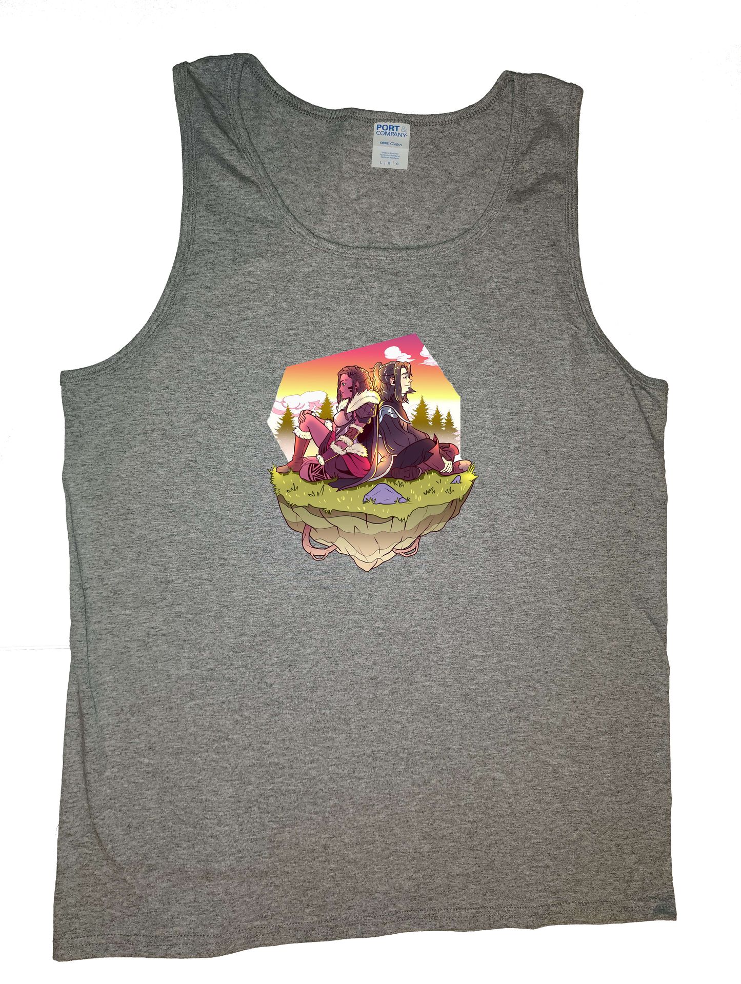 Draz and Richard back to back, Morning, Tank Top, Women and Men style