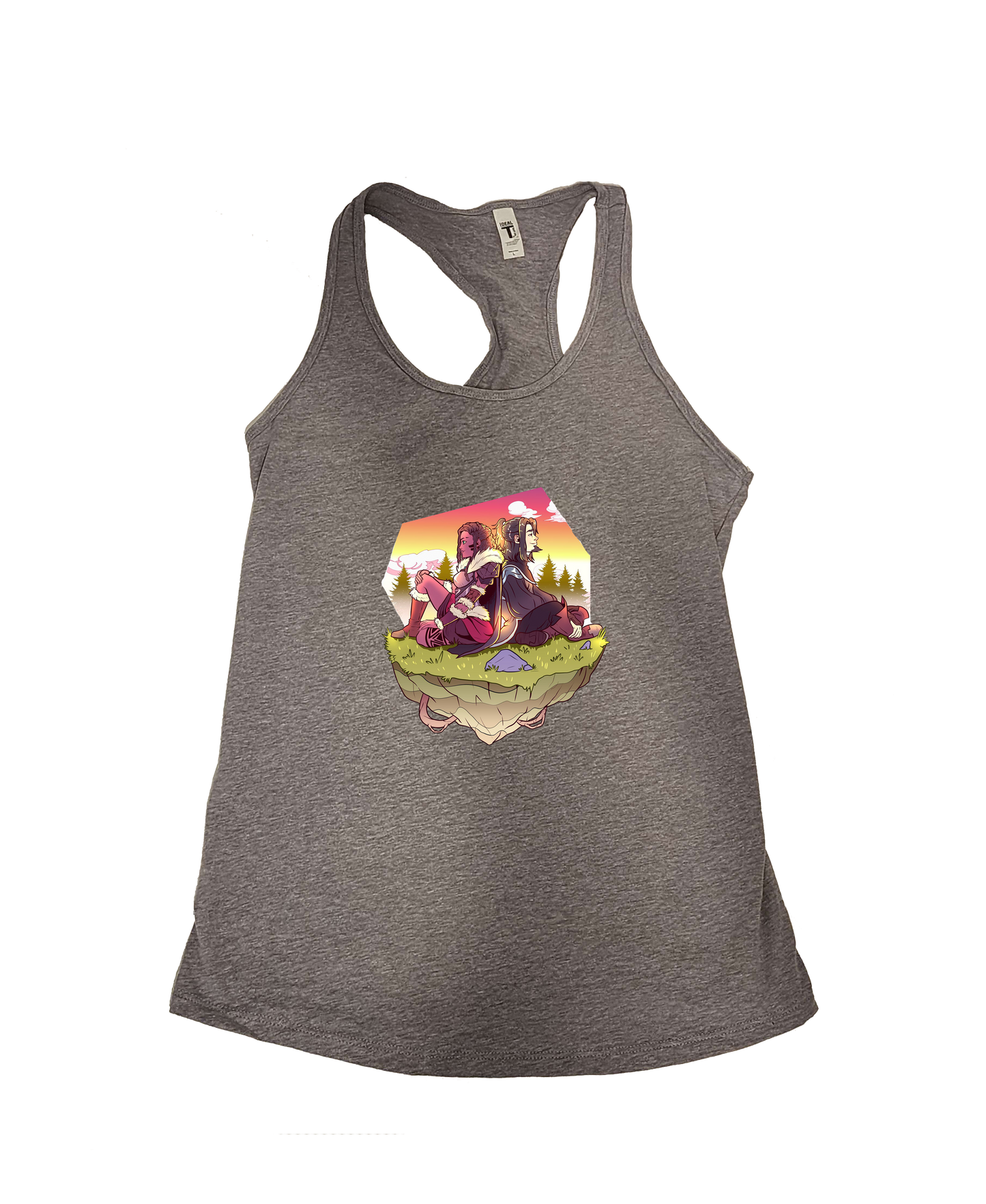 Draz and Richard back to back, Morning, Tank Top, Women and Men style