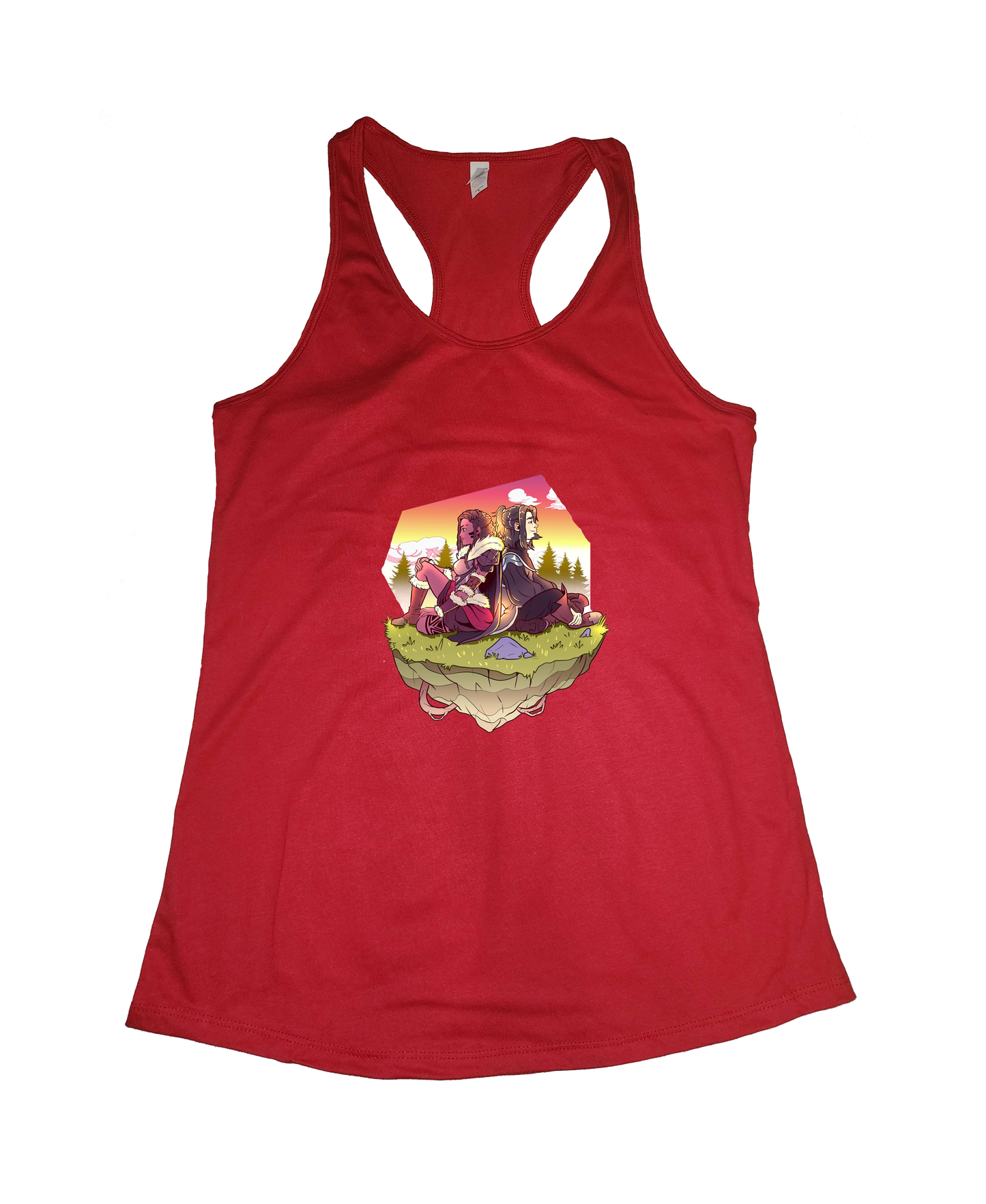 Draz and Richard back to back, Morning, Tank Top, Women and Men style
