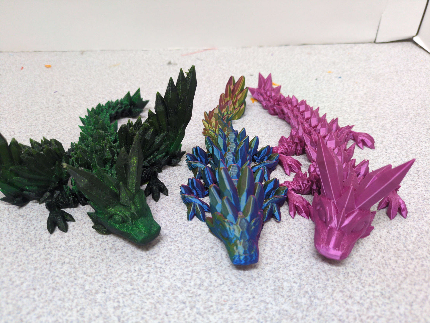 Dragons, Baby, Articulated , Fidget, Flexible, 3D Prints.