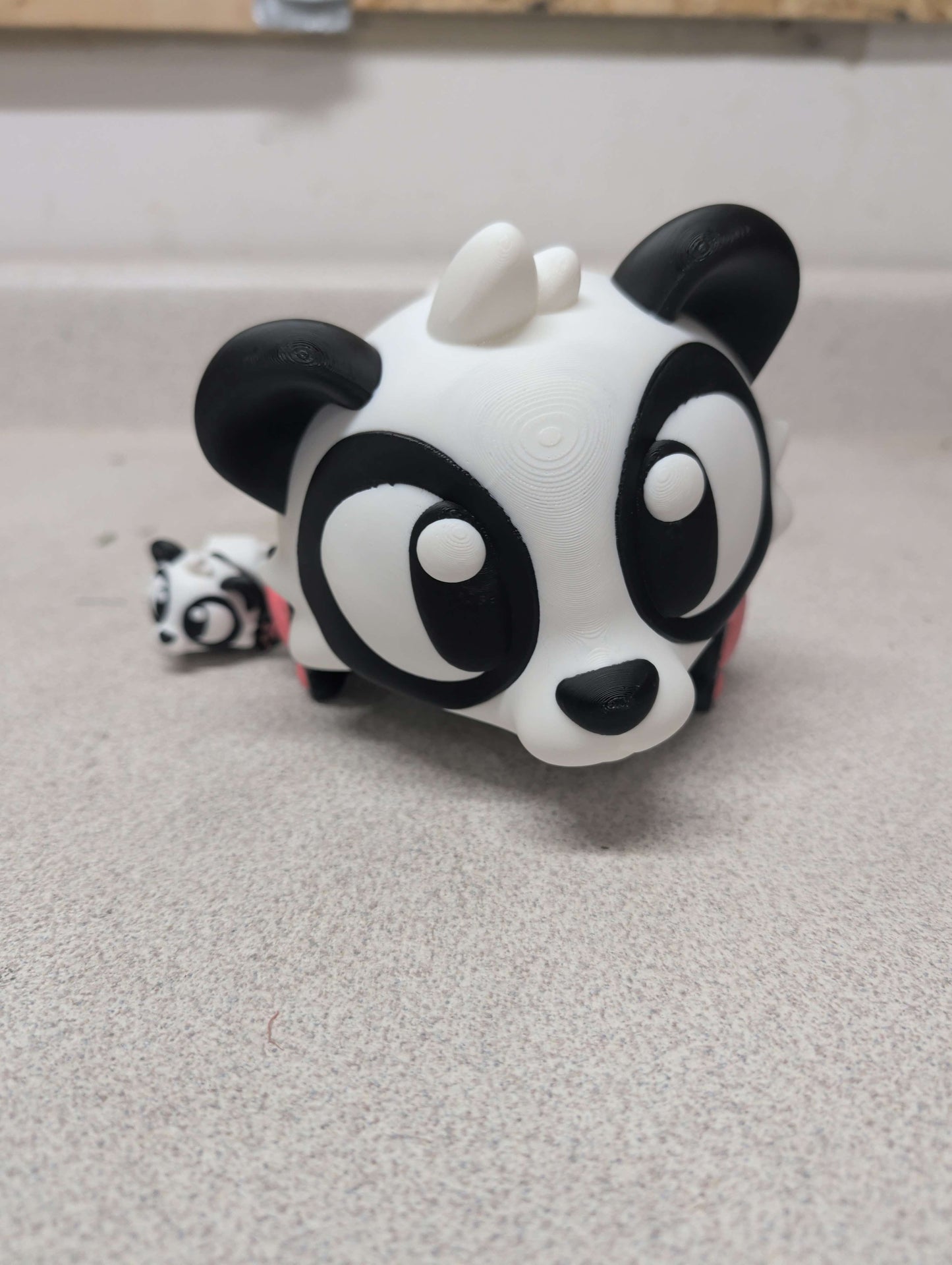 Panda, Cute Panda Figurine, Adorable Animal Desk Decor