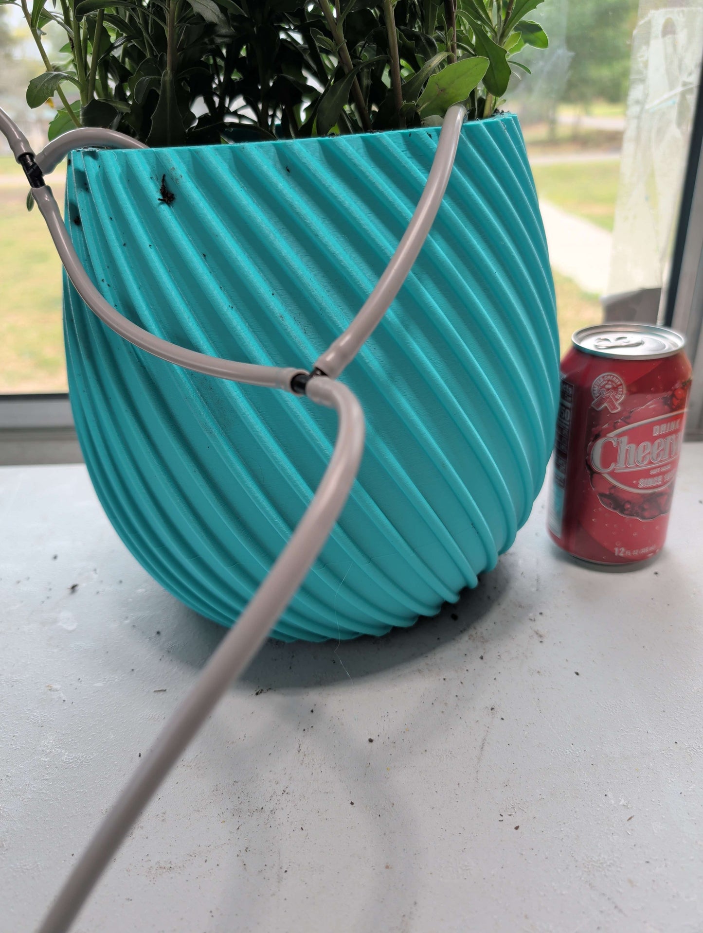 Spiral Flower Pot, New Age Planter, Modern Boho Plant Pot, Unique Indoor Planter for Home Décor