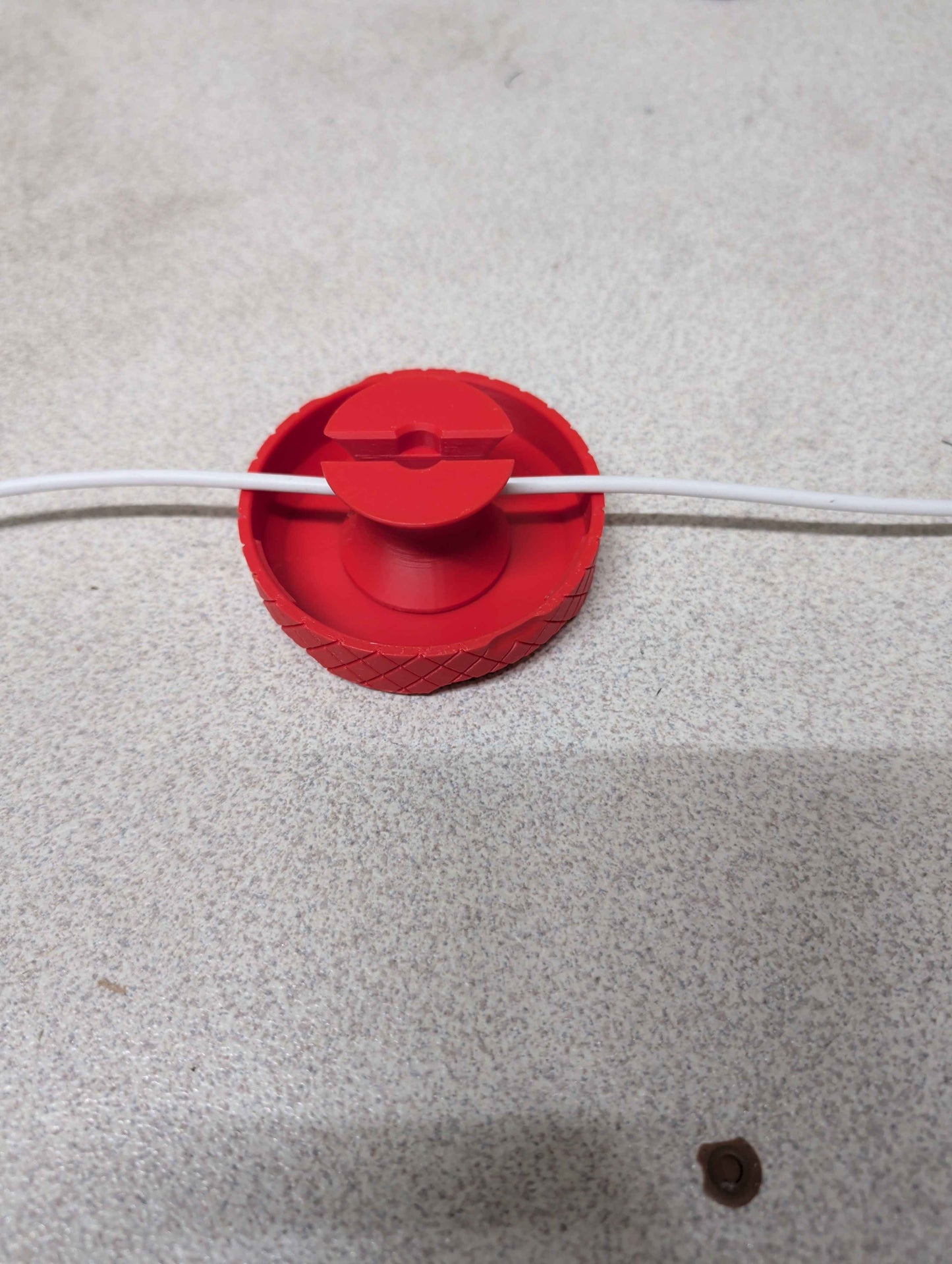 Cable Winder Storage Box, Cord Organizer for Desk, Compact Wire Holder for Charging Cables
