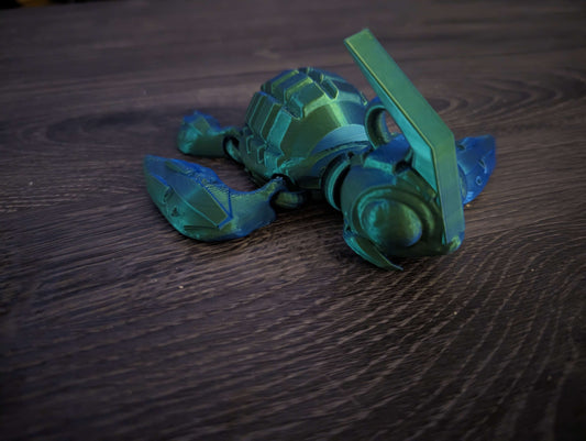 Grenade Turtle, 3d Print