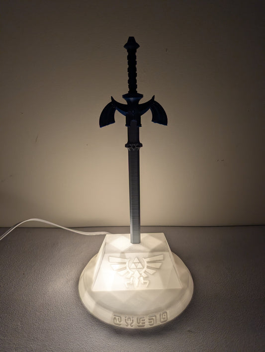 Sword In The Stone, Night Lamp, Desk Decor, Lamp, 3d Print
