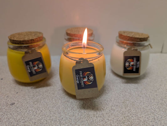 Soy Wax 7 Oz Candle - Strong Scent for Freshener and Decor