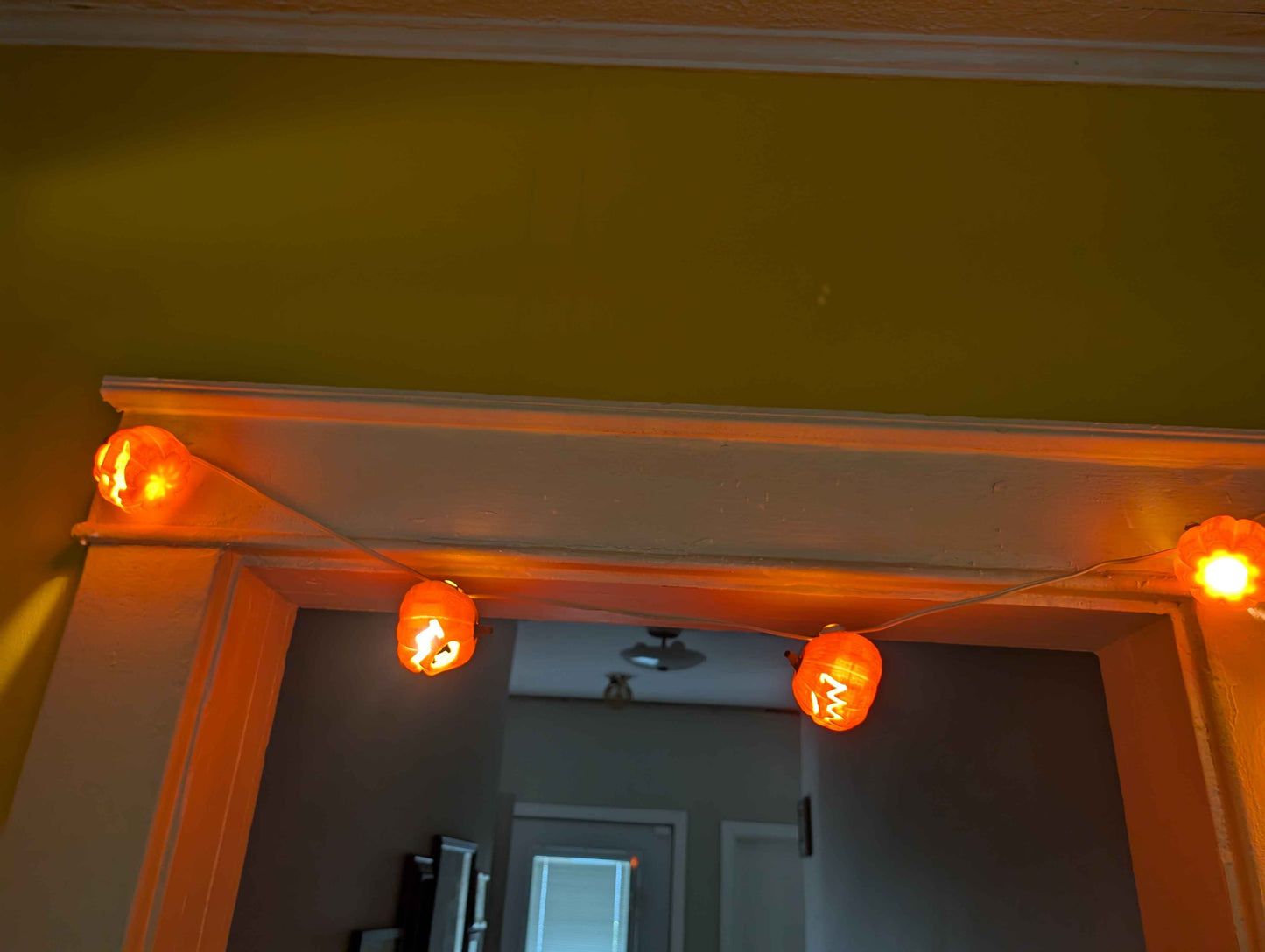 Halloween Hanging Lights, Pumpkin