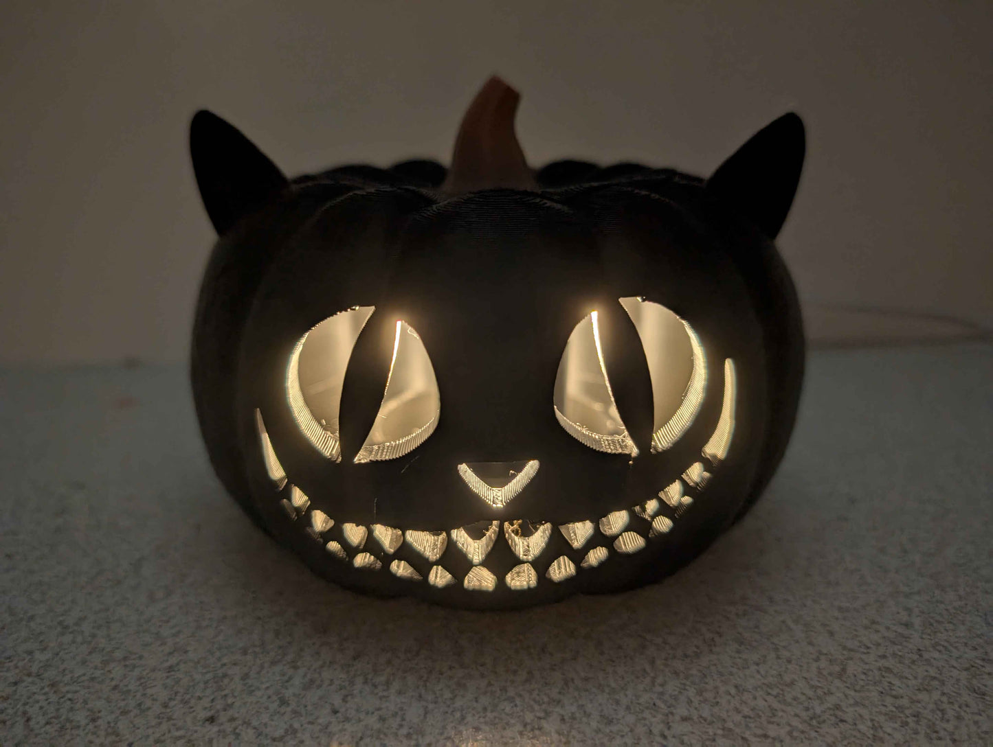 Halloween, Cat-O-Lantern, Light or Candle, The Cheshire Cat,