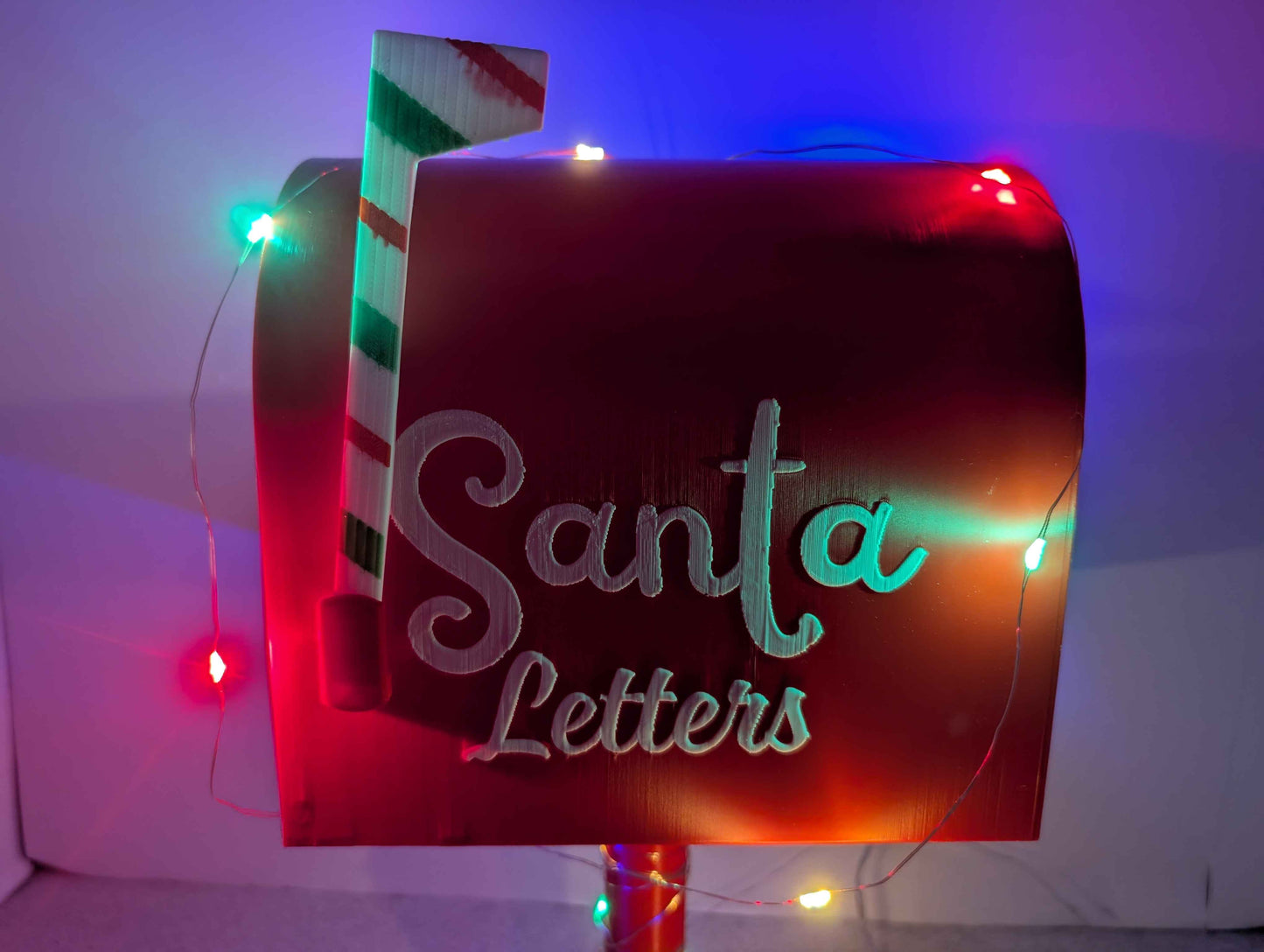 Christmas Santa Mailbox, Christmas Decor