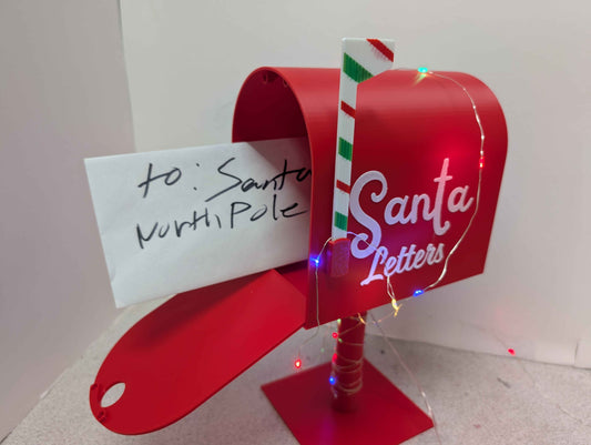 Christmas Santa Mailbox, Christmas Decor