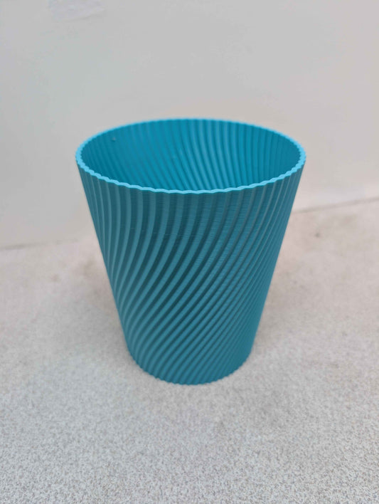 Modern Trash Can – Small Bathroom Waste Bin, Cute Room Decor, Minimalist Home Organizer