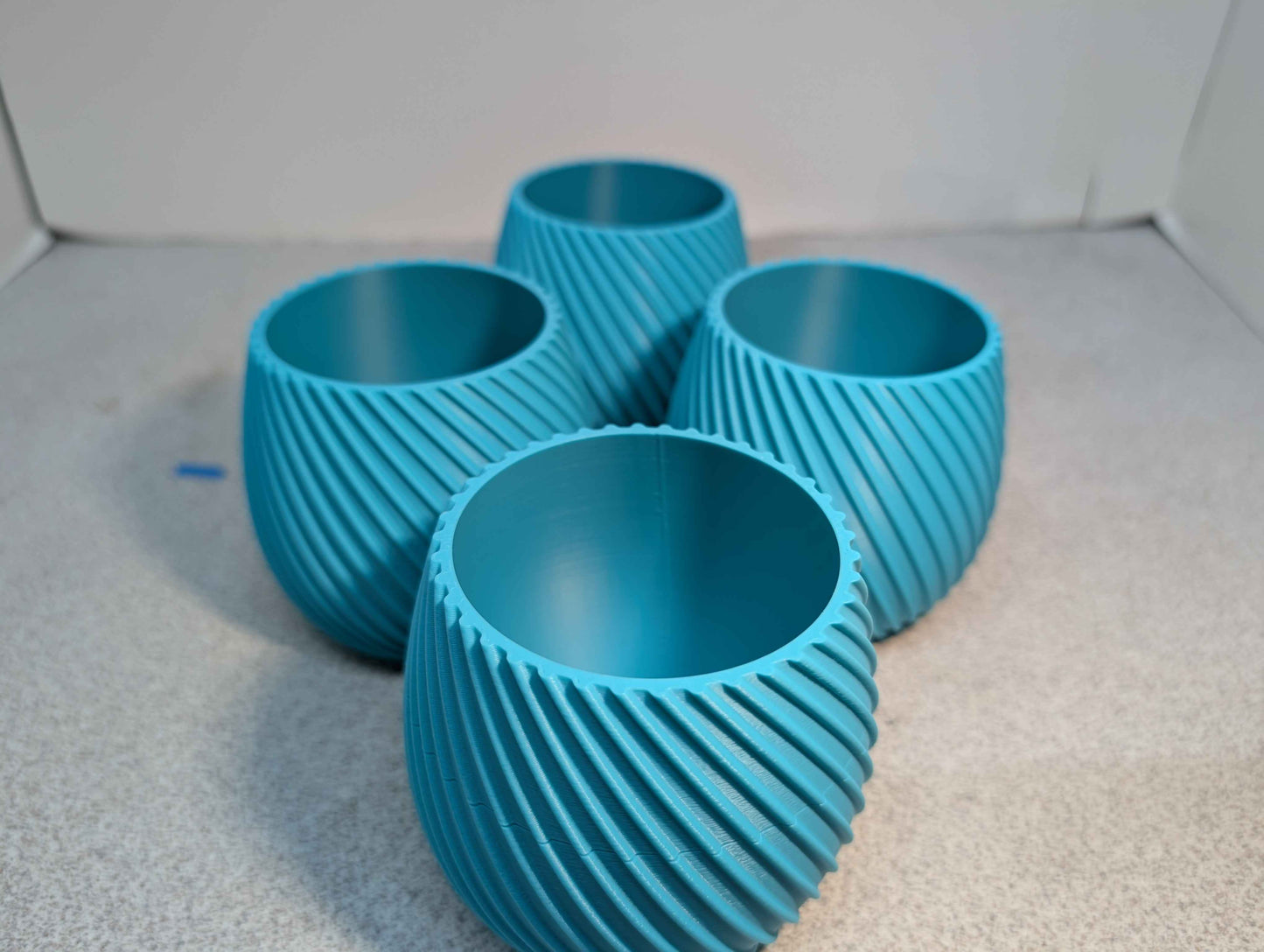 Spiral Flower Pot,  New Age Planter, Modern Boho Plant Pot, Unique Indoor Planter for Home Décor