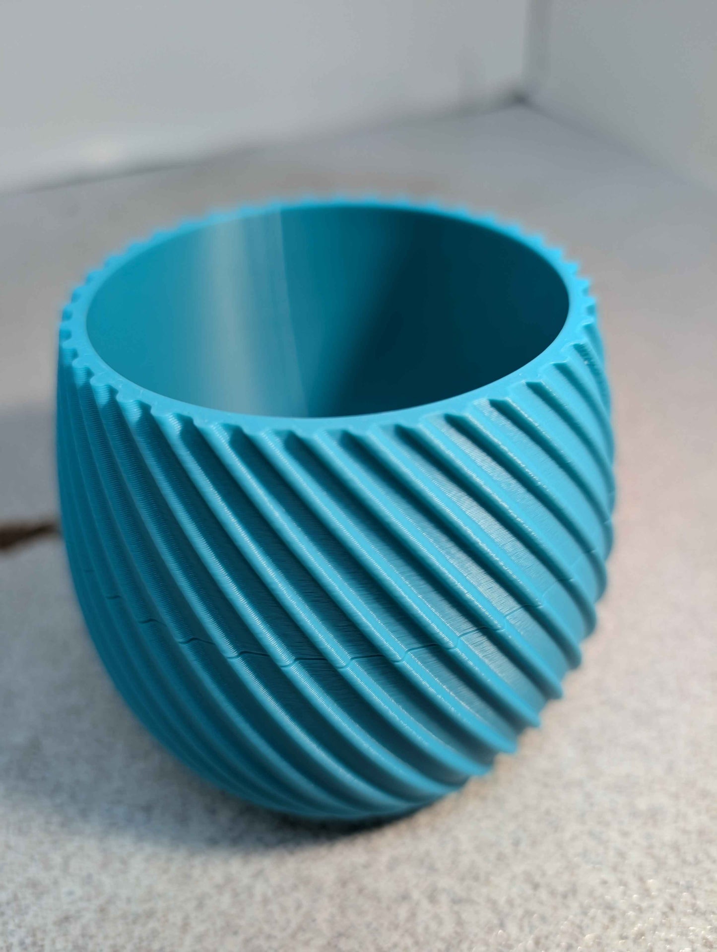 Spiral Flower Pot,  New Age Planter, Modern Boho Plant Pot, Unique Indoor Planter for Home Décor