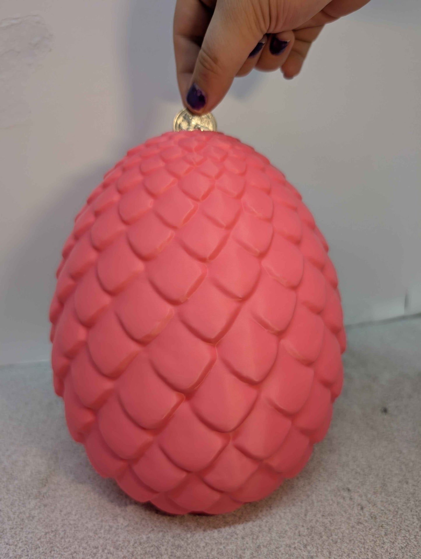 Dragon Egg Piggy Bank – Fantasy Coin Bank, Dragon Egg Money Saver