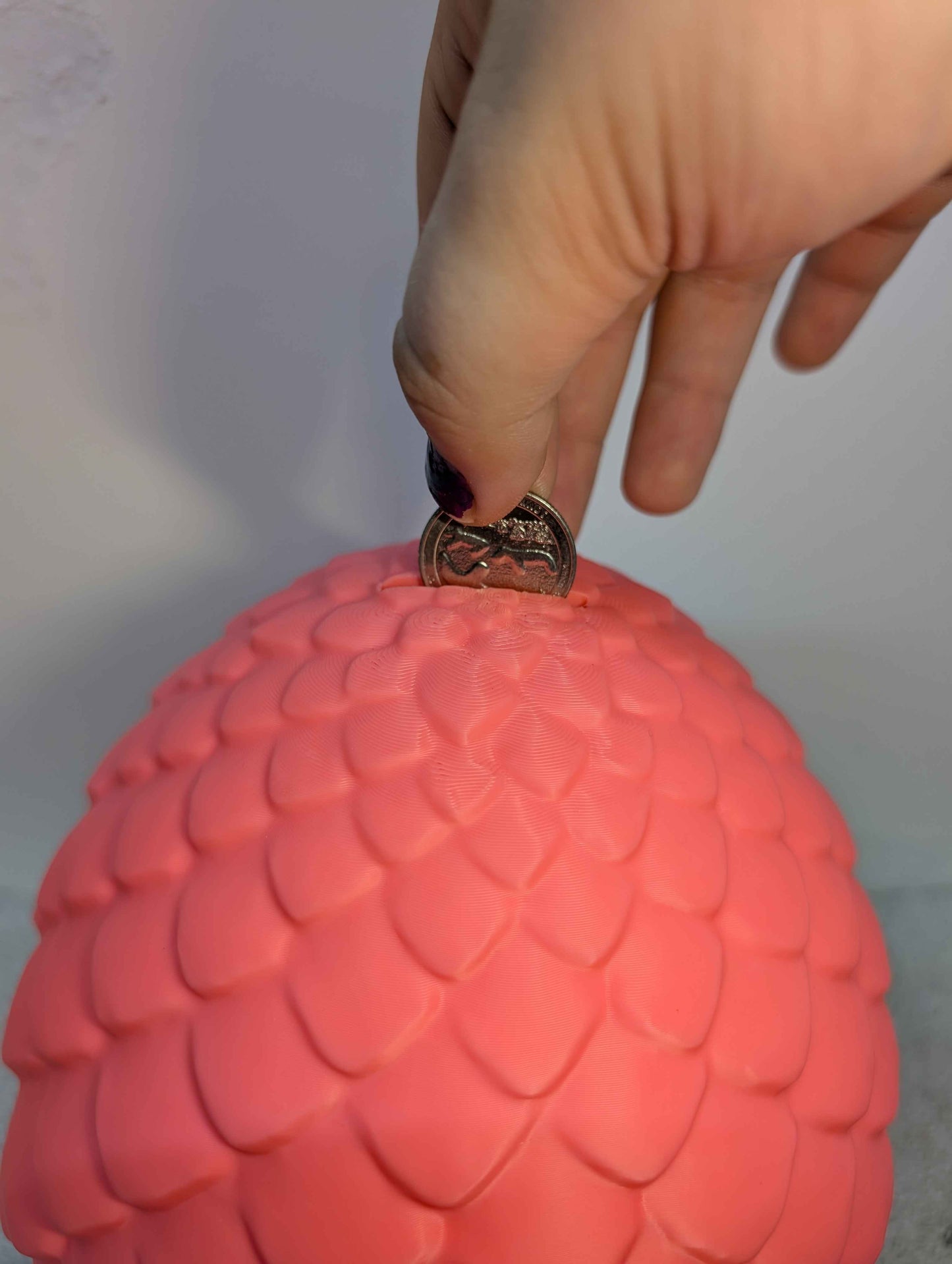 Dragon Egg Piggy Bank – Fantasy Coin Bank, Dragon Egg Money Saver