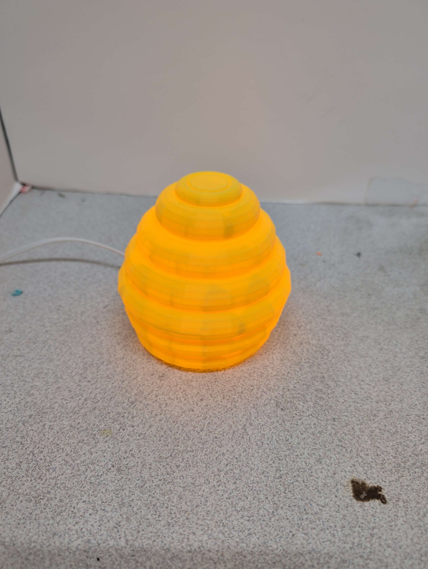 Honeycomb Lamp – 3D Printed Honeycomb Night Light – Bee Hive Ambient Light