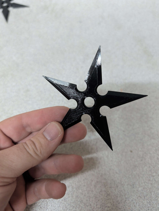 LARP, Throw Star,  TPU Printed Ninja Throwing Star for Cosplay & Costume Props