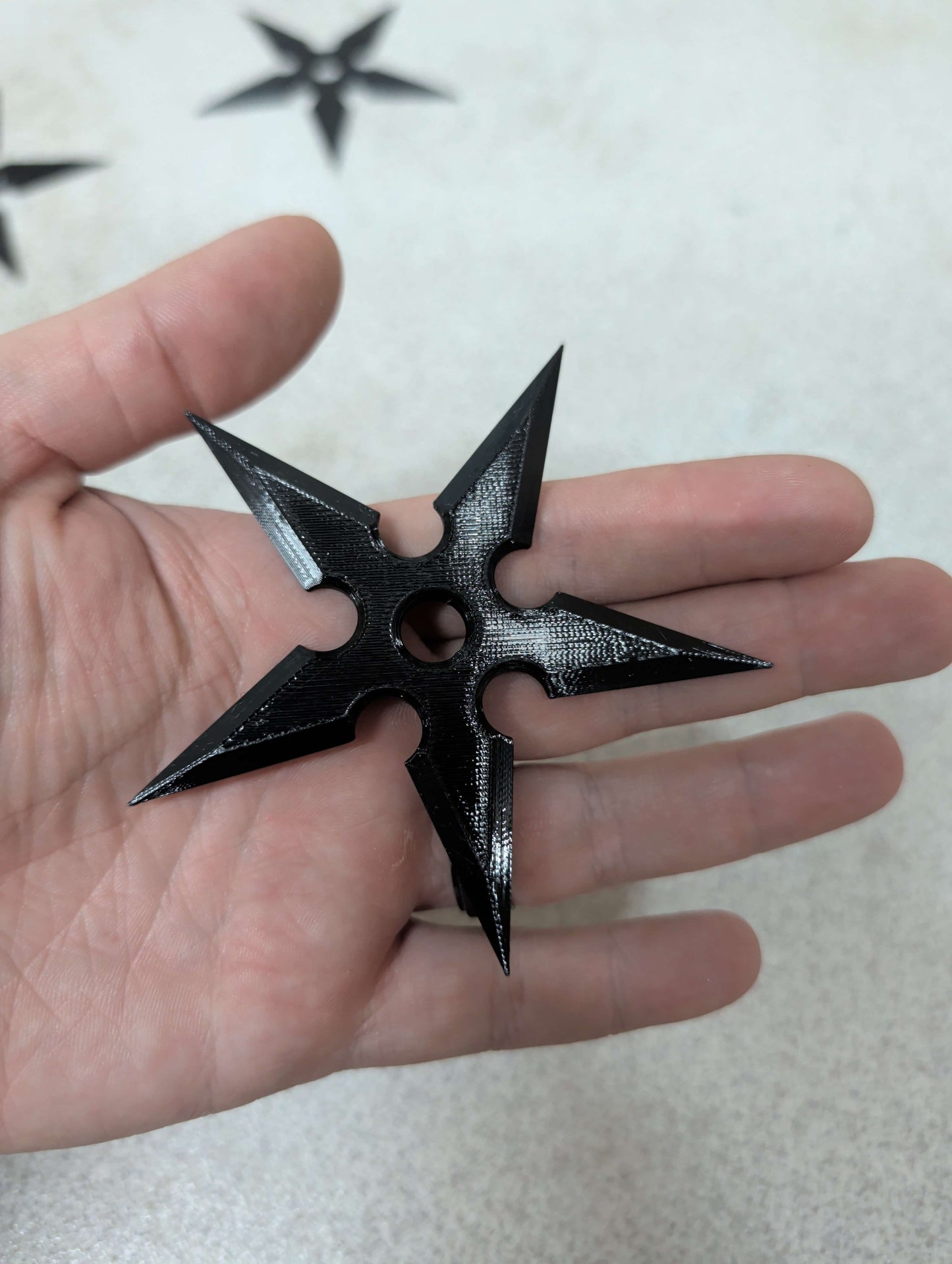 LARP, Throw Star,  TPU Printed Ninja Throwing Star for Cosplay & Costume Props
