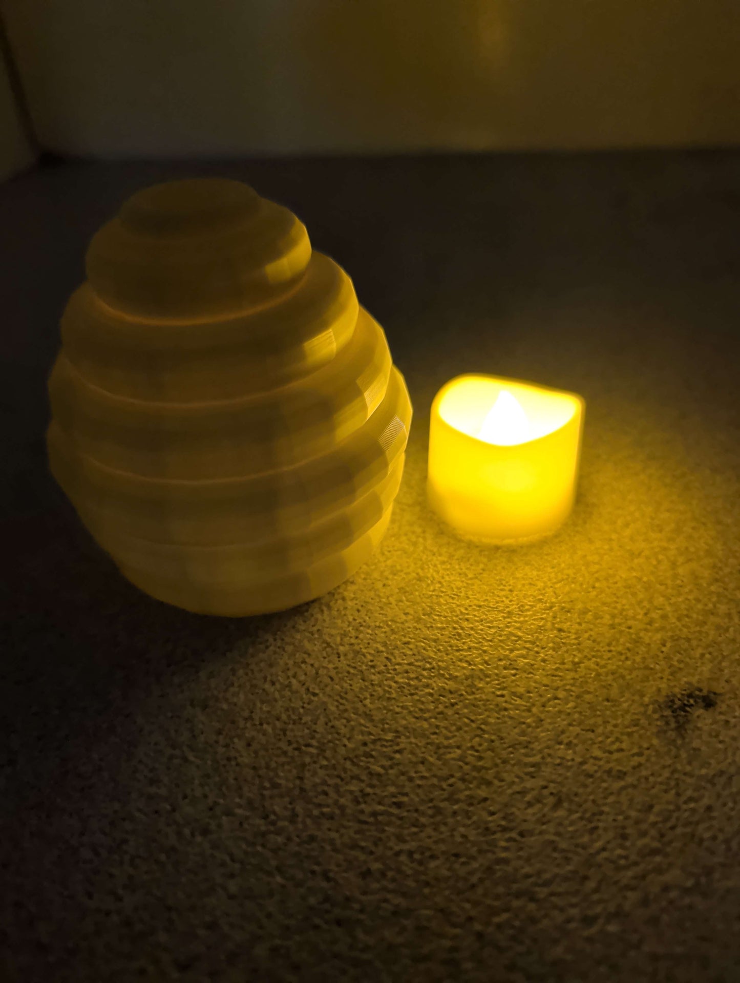 Honeycomb Lamp – 3D Printed Honeycomb Night Light – Bee Hive Ambient Light
