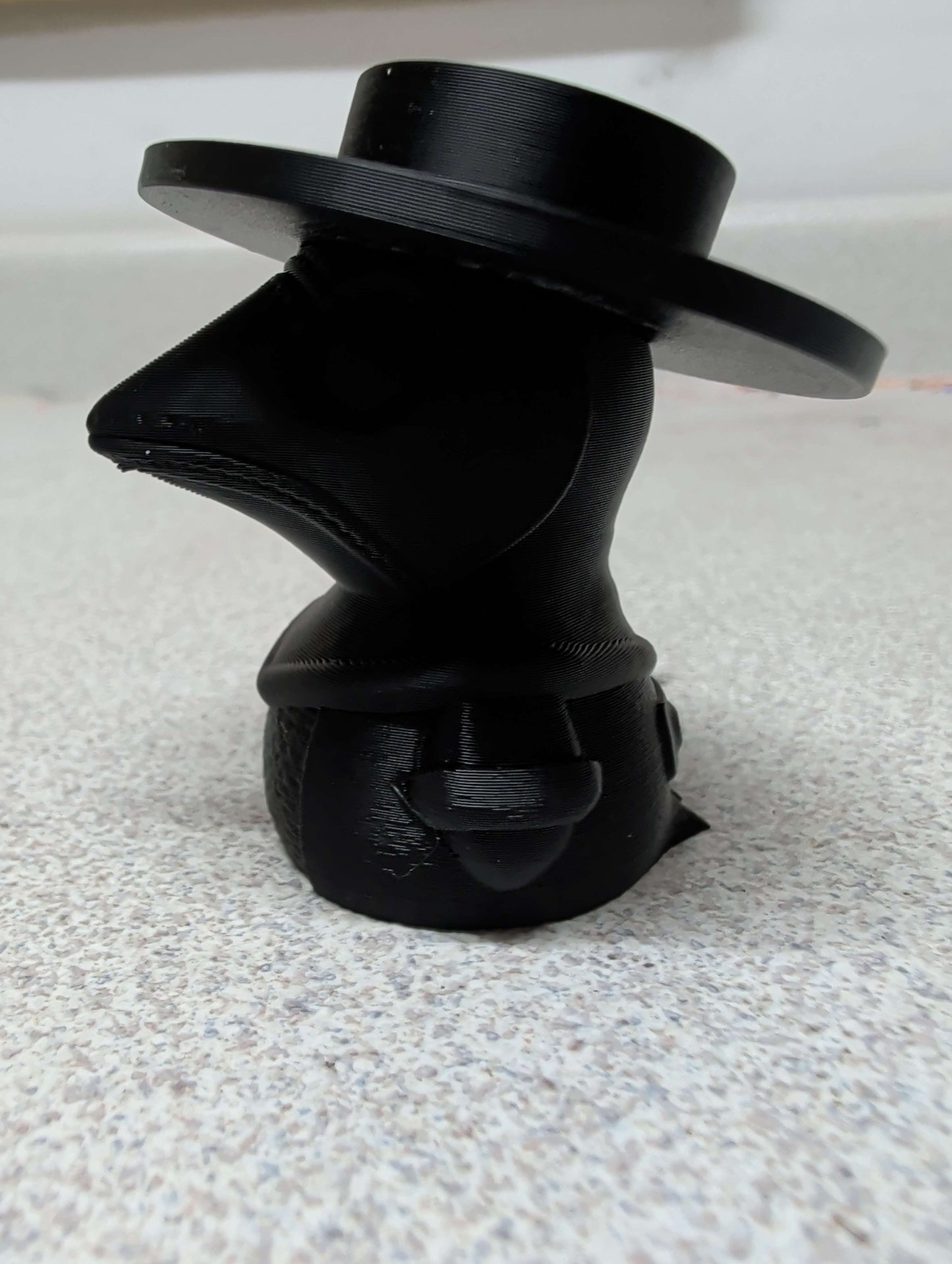 Plague Doctor Hat,  Medieval, Gothic, Historical, 3d Print