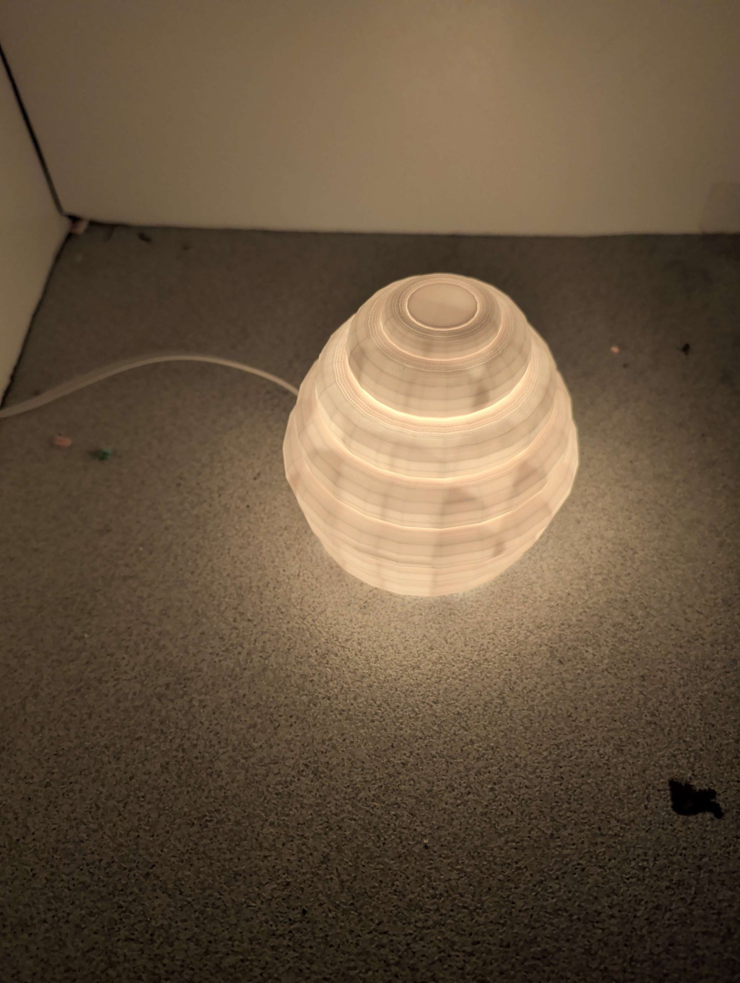 Honeycomb Lamp – 3D Printed Honeycomb Night Light – Bee Hive Ambient Light